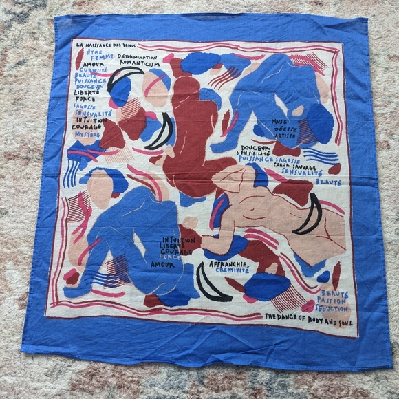 Sezane Accessories - Sezane Cotton Square Scarf